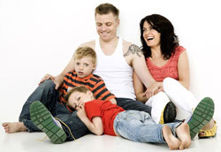 Kernesund familie
