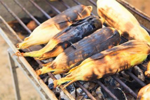Majskolber på grill