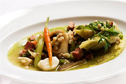 Bondesuppe med perlespelt