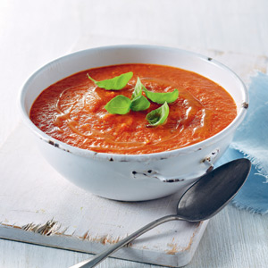 Tomatsuppe med et twist