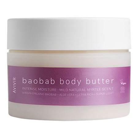 AVIVIR Baobab Body Butter med Myrtle Holdbarhed 09.12.25