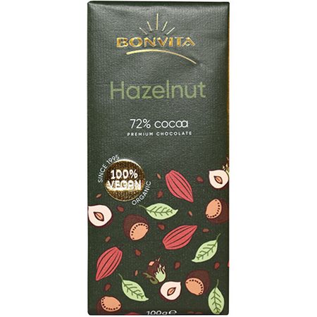 Chokolade mørk hasselnød Ø