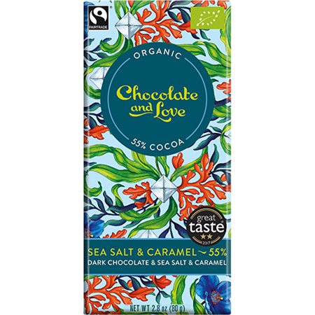Chokolade Sea Salt 55% Ø