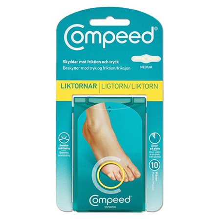 Compeed ligtorn plaster medium 10 stk