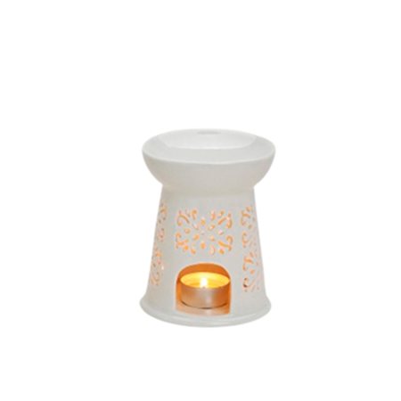Duftlampe Blomst hvid