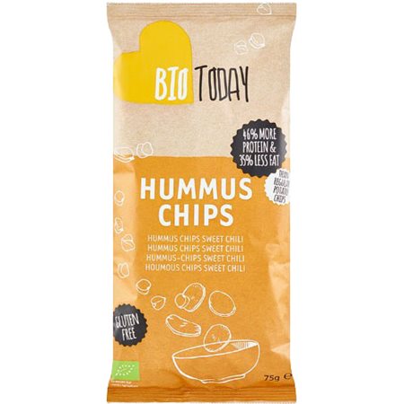 Hummuschips med sød chili Ø