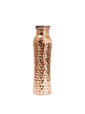Kobber Vandflaske Hamret 500 ml