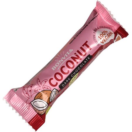 Kokosbar med mørk chokolade Ø