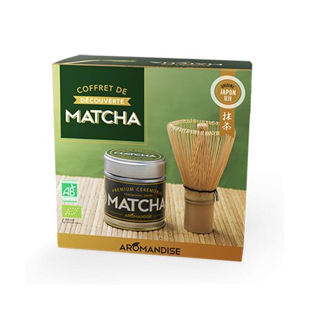 Matcha discovery sæt Ø (ceremonial grade matcha te & piskeris)