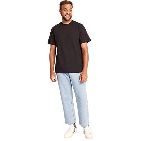 Men's Classic Crew Neck T-Shirt sort str. M