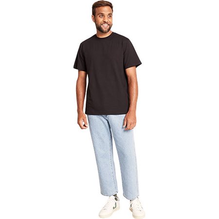Men's Classic Crew Neck T-Shirt sort str. XL