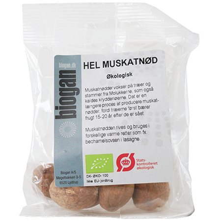 Muskatnød hel Ø