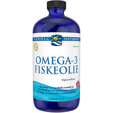 Omega-3 fiskeolie, citronsmag
