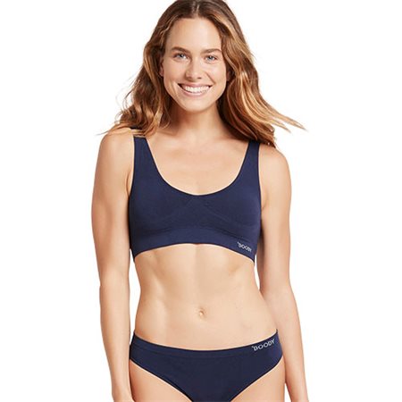 Padded Shaper Crop Bra Navy str, XS