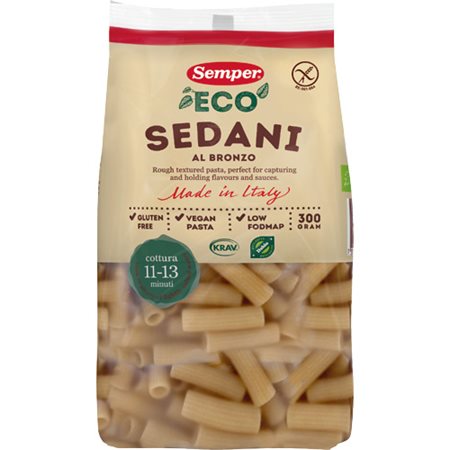 Pasta sedani fuldkorn Ø