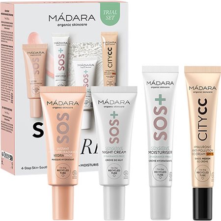 SOS Care 4-Step Skin-Soothing Routine Set, MEDIUM